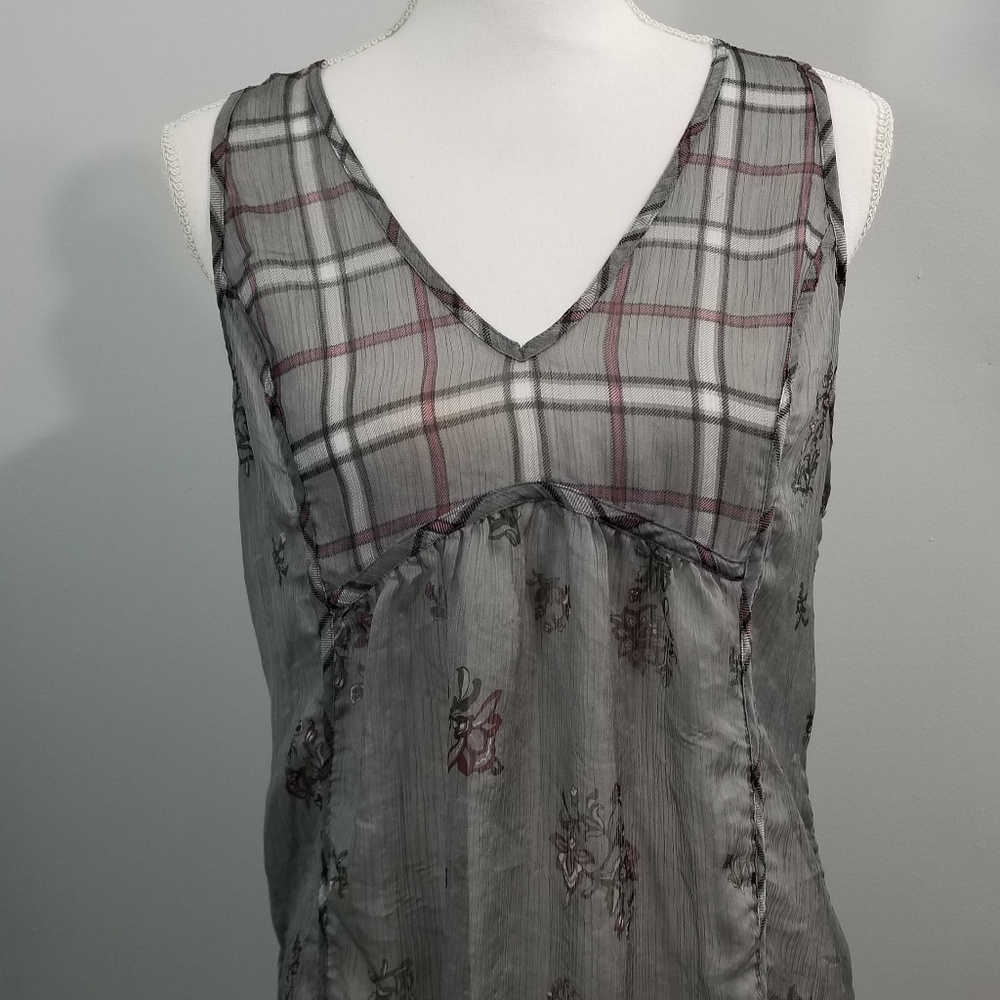 Converse Sleeveless Sheer Tank Top XL